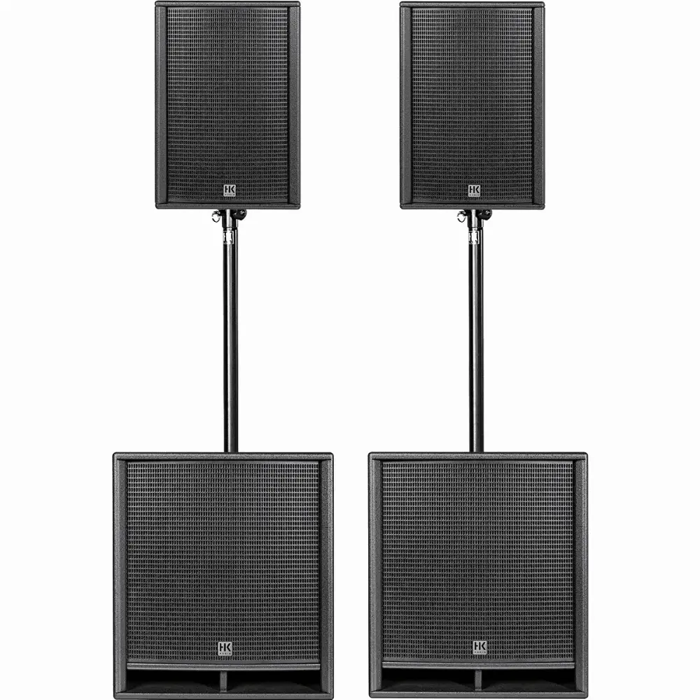 Location HK Audio PREMIUM PR:O – Système son complet (2 tops + 2 subs + tubes) en Mayenne
