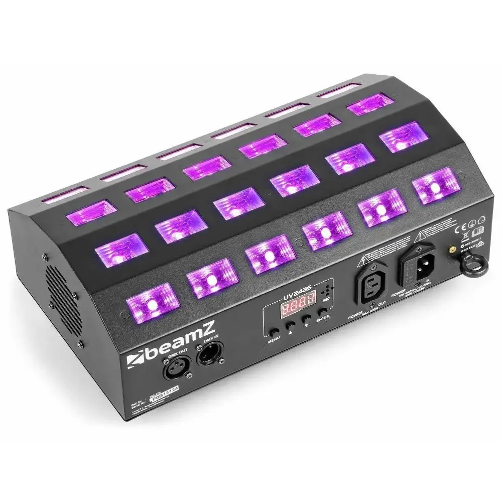BeamZ BUV463 - STROBOSCOPE LUMIÈRE NOIRE