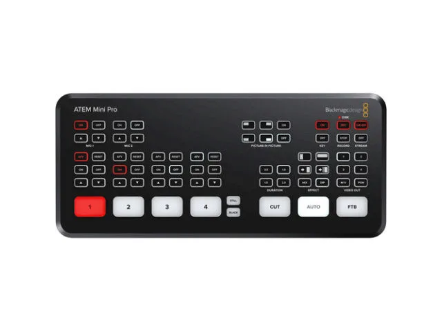 Location Blackmagic Design ATEM Mini Pro – Mélangeur vidéo 4 entrées HDMI avec streaming et enregistrement en Mayenne
