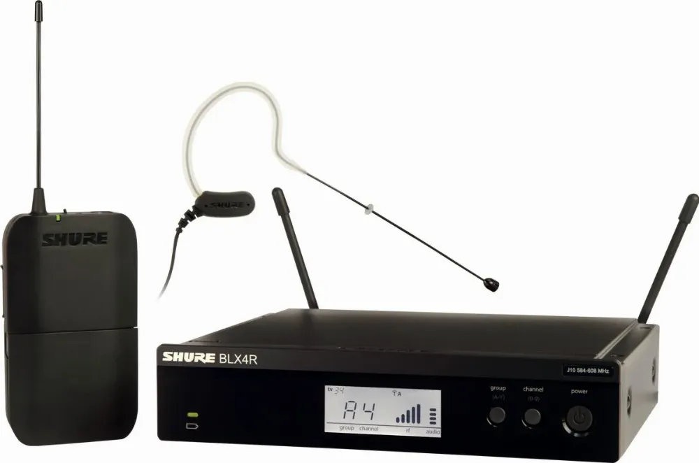 Location Micro casque HF Shure BLX14RE-MX53-M17 – Système sans fil tour d’oreille en Mayenne